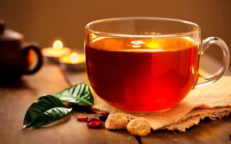 Te uden sukker er en tilladt drik i drikkediætmenuen