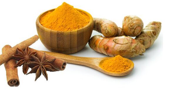 Nyttige krydderier til betændelse i bugspytkirtlen - gurkemeje og kanel