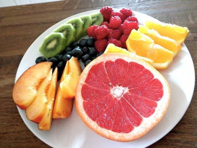 frugt og bær til din yndlingsdiæt